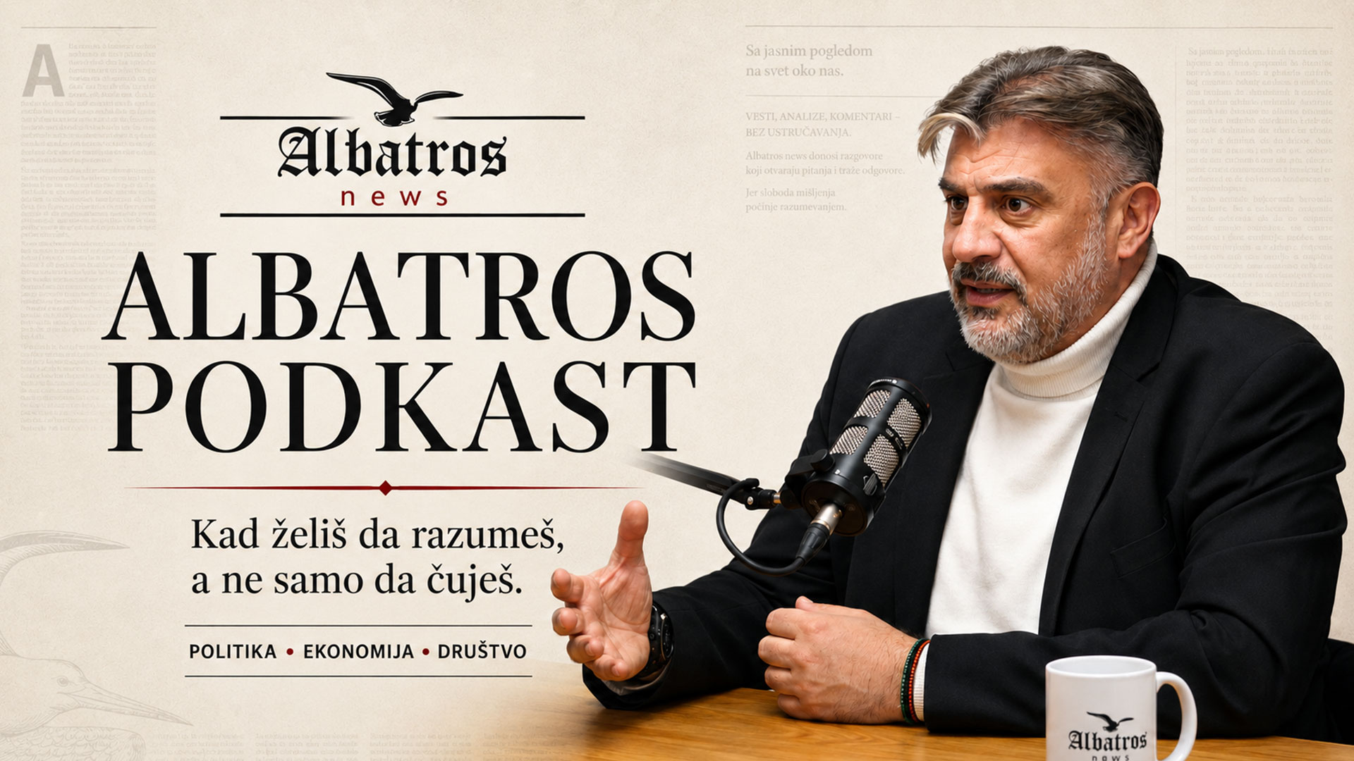 Albatros podkast — glavni poster