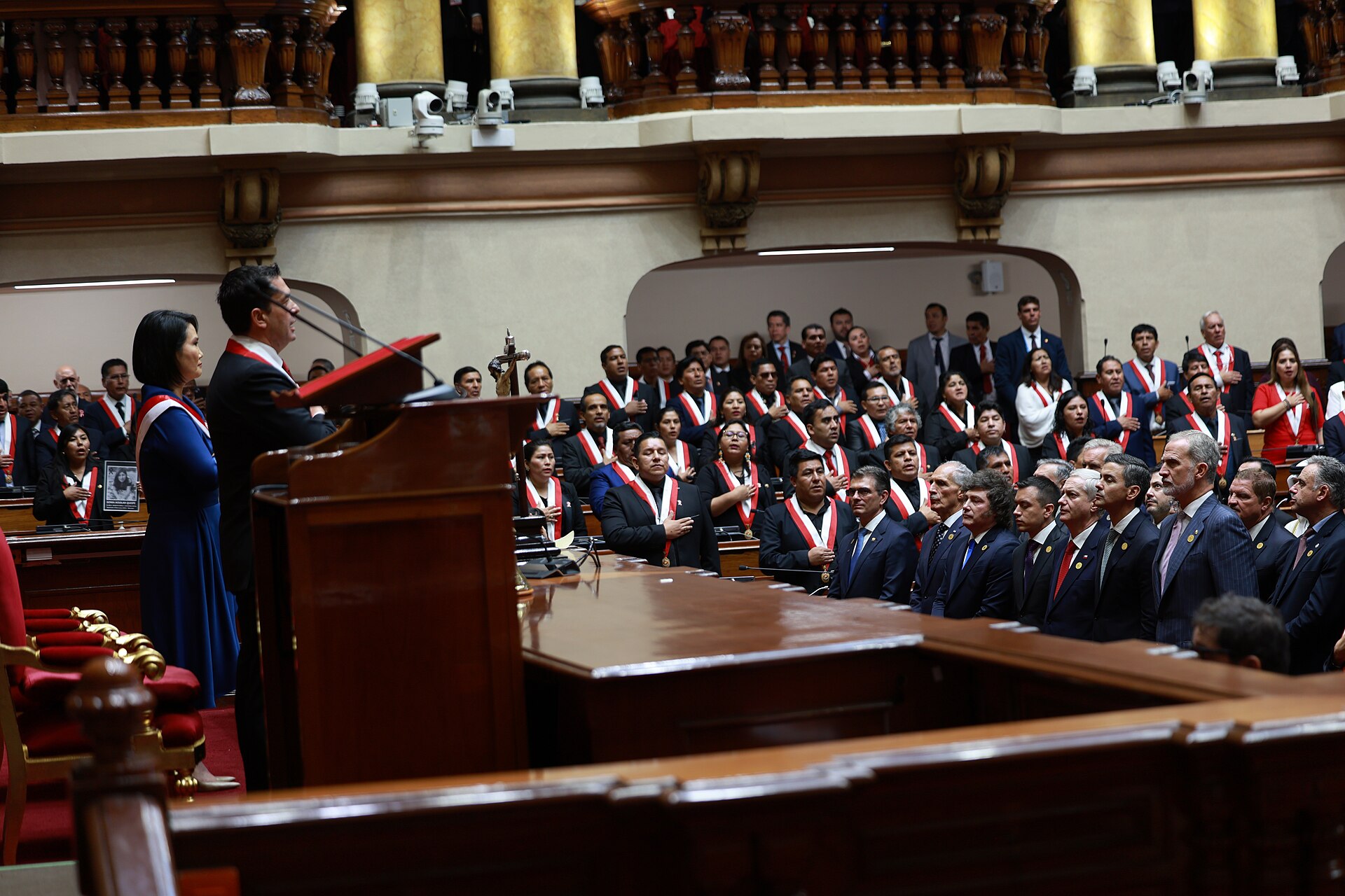 Inauguracija Kejko Fudžimori u Kongresu Perua 2026.