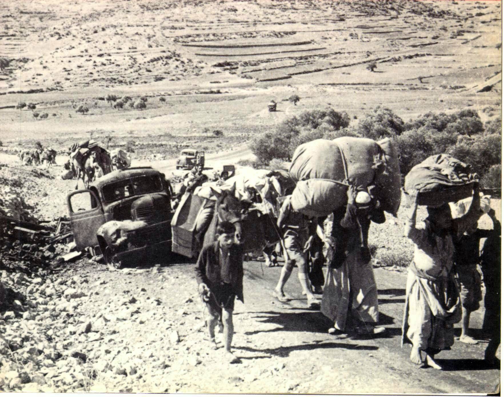 Palestinske izbeglice tokom rata 1948. godine.