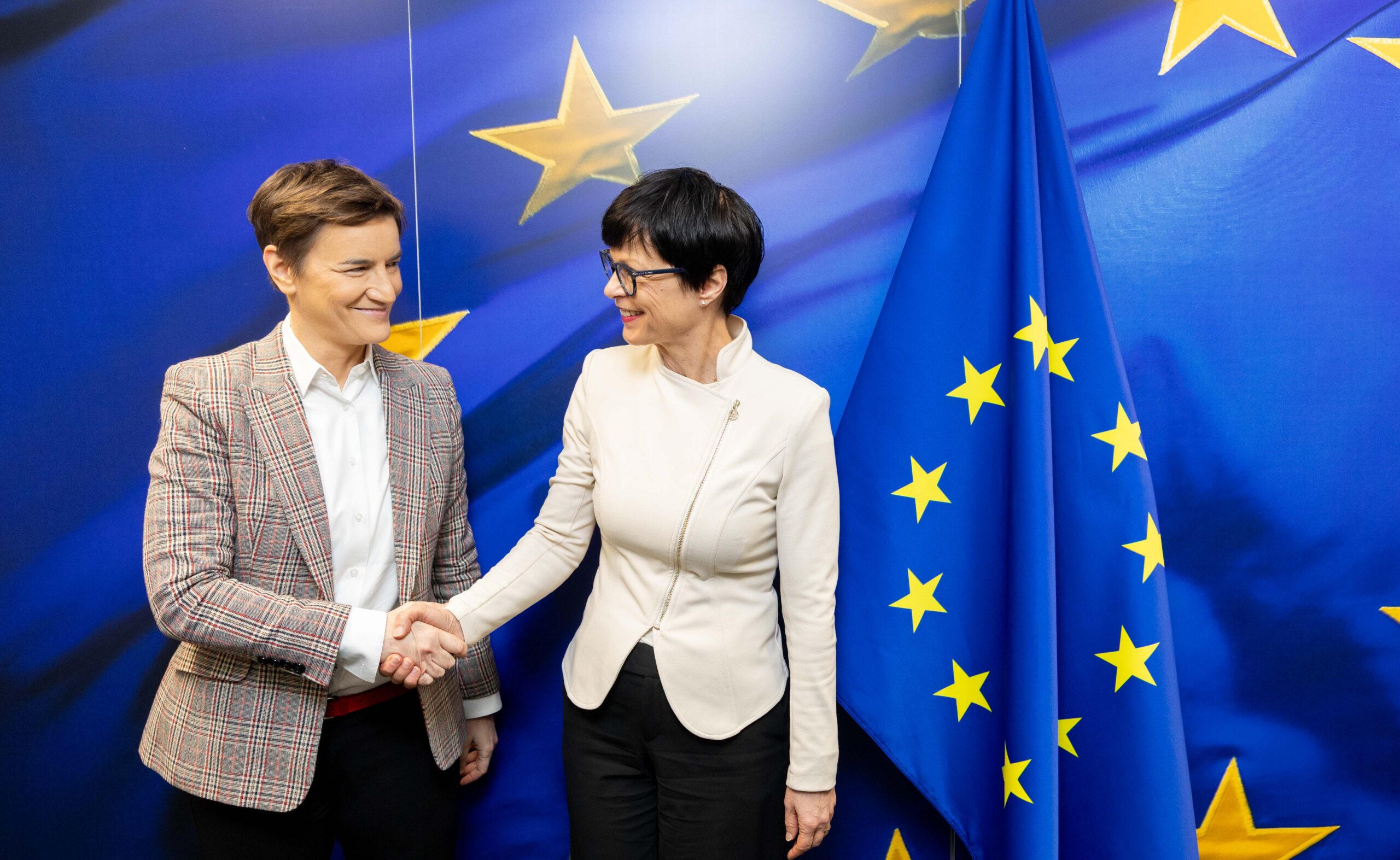 Ana Brnabić i Marta Kos tokom susreta u Evropskoj komisiji